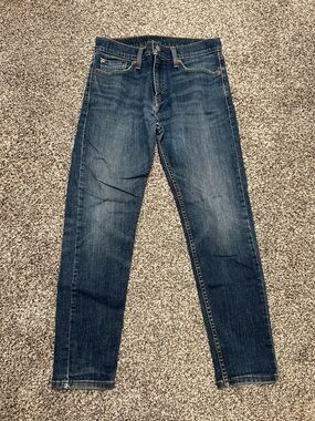 Levi’s Men's Slim Straight Dark Blue Jeans
